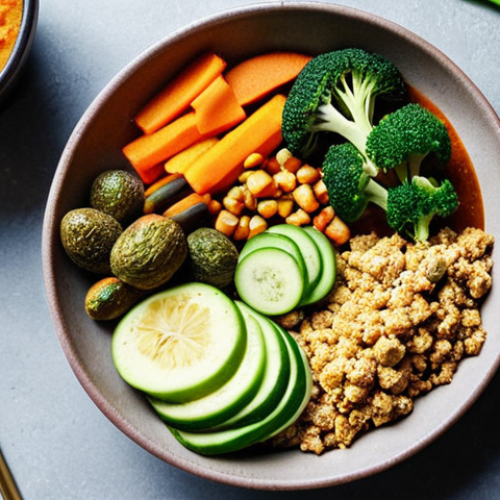 Home 4 **A vibrant food blog post showcasing innovative plant-based recipes and nutritional advice, targeting health-conscious young adults.** (Focus: food blog, plant-based, healthy lifestyle, young adults)