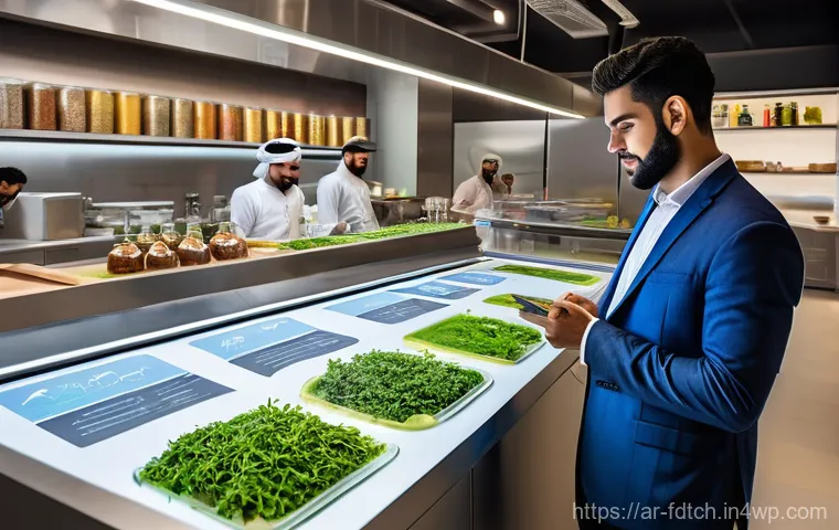 푸드테크 스타트업의 성공적인 운영 팁 - **Prompt**: A vibrant, modern food tech innovation lab in a bustling Middle Eastern city. A diverse ...